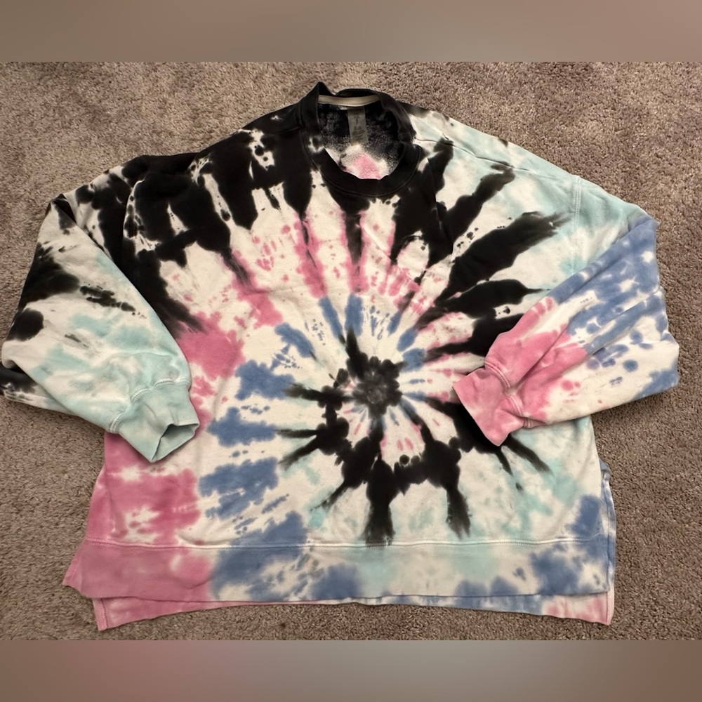 Electric & Rose tie dye sweatshirt size Large